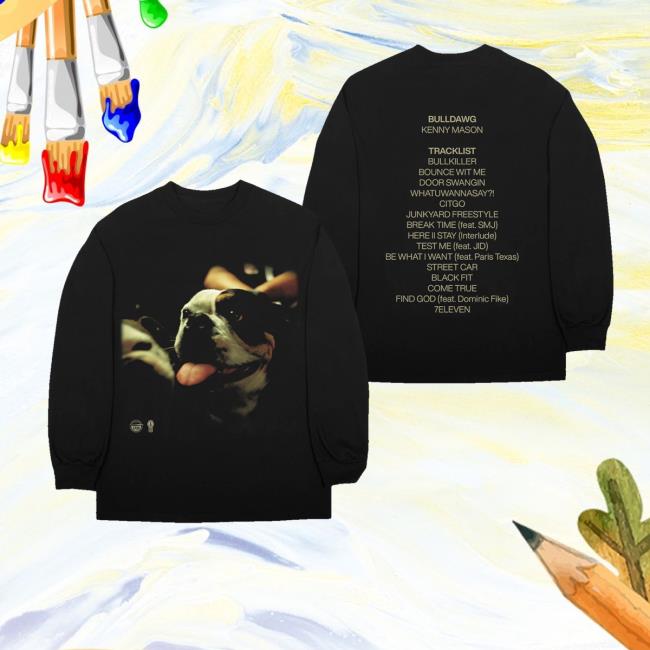 Kenny Mason Merch Store Photo Tracklist Long Sleeve 2 Kenny Mason Merch Store Photo Tracklist Long Sleeve