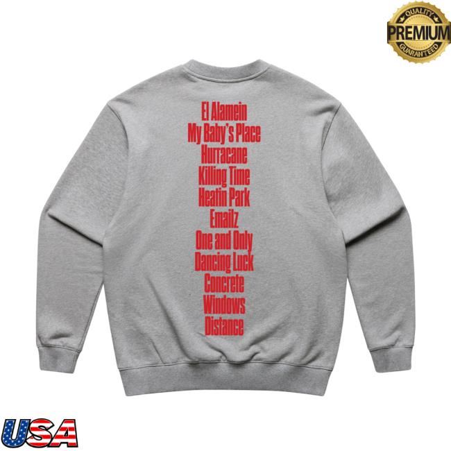 Dmas Dmas Store Merch Olde Tracklist Crewneck 4 Dmas Dmas Store Merch Olde Tracklist Crewneck