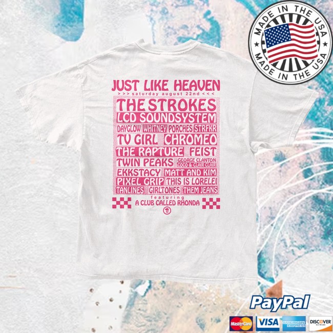 Just Like Heaven Store Merch Dandelions 2026 Lineup Tee 4 Just Like Heaven Store Merch Dandelions 2026 Lineup Tee