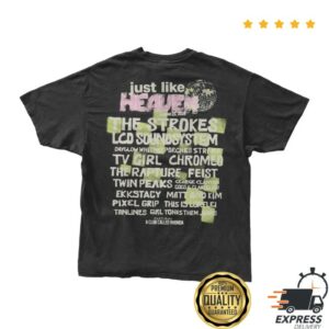 Just Like Heaven Store Merch Dance Floor 2026 Lineup Tee