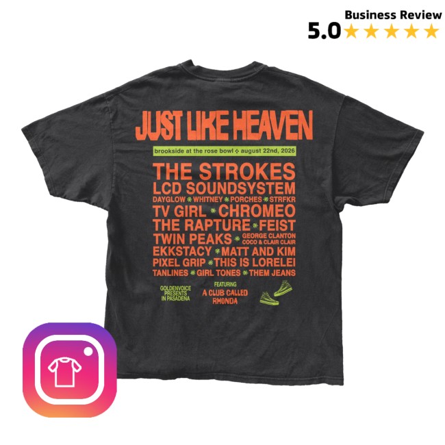 Just Like Heaven Store Merch Heaven On Film 2026 Lineup Tee 4 Just Like Heaven Store Merch Heaven On Film 2026 Lineup Tee