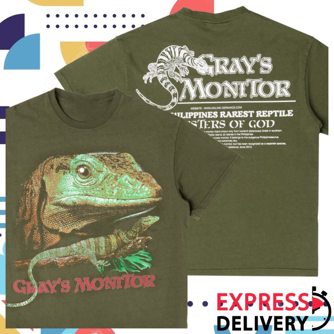 Online Ceramics Store Merch Gray's Monitor Moss Tee 3 Online Ceramics Store Merch Gray's Monitor Moss Tee