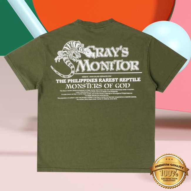 Online Ceramics Store Merch Gray's Monitor Moss Tee 4 Online Ceramics Store Merch Gray's Monitor Moss Tee
