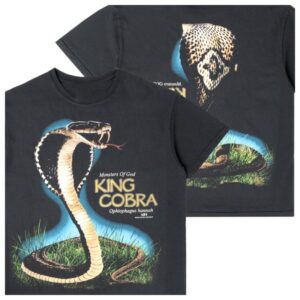 Online Ceramics Store Merch King Cobra Off Black Tee