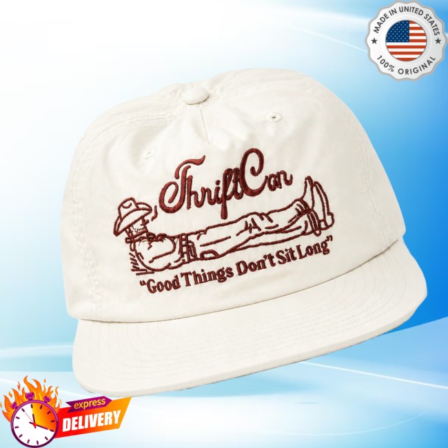 Thriftcon Store Merch Good Things Don't Sit Long Hat 2 Thriftcon Store Merch Good Things Don't Sit Long Hat