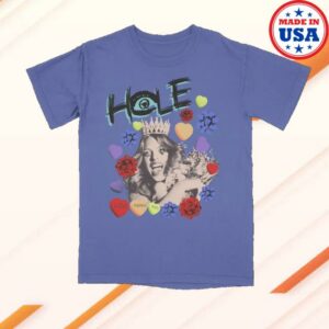 Holerock Merch Store Candy Hearts Violet T-Shirt