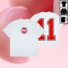 Robbie Williams Store Merch White Robby Logo 2026 Tour T-Shirt