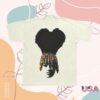 Rocnation Store Merch Heart Shaped Afro Tee