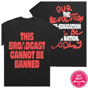 Rocnation Store Merch Broadcast Cannot Be Banned Tee