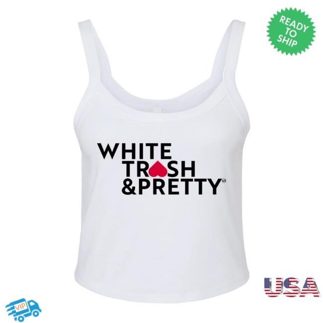 49 Winchester Store Merch White Trash & Pretty Tank 3 49 Winchester Store Merch White Trash & Pretty Tank