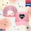 Hole Store Merch Heart Logo Trucker Hat (Pink) 2 Hole Store Merch Heart Logo Trucker Hat (Pink)