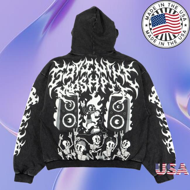 Lil Darkie Store Merch Moshpit Hoodie (Vintage Black) 4 Lil Darkie Store Merch Moshpit Hoodie (Vintage Black)