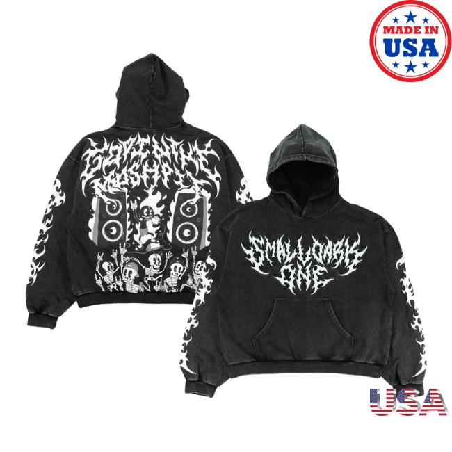 Lil Darkie Store Merch Moshpit Hoodie (Vintage Black) 5 Lil Darkie Store Merch Moshpit Hoodie (Vintage Black)