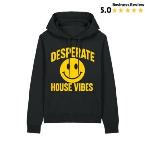 Robbie Williams Store Merch Desperate House Vibes Black Hoodie