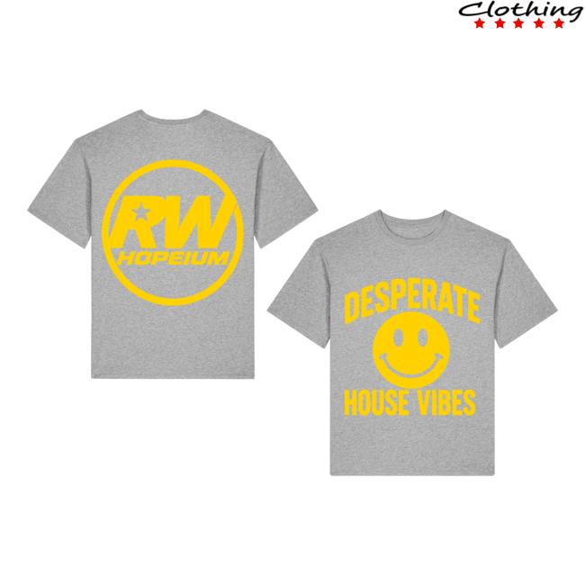 Robbie Williams Store Merch Desperate House Vibes Grey T-Shirt 5 Robbie Williams Store Merch Desperate House Vibes Grey T-Shirt