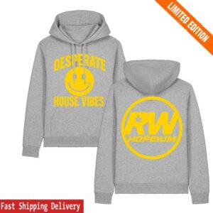Robbie Williams Merch Store Desperate House Vibes Hoodie