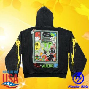Small Dark One Store Merch Lil Darkie First Contact Zip-Up