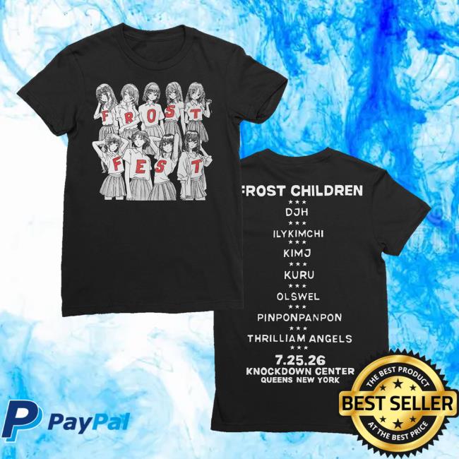 Frost Children Merch Store Frost Fest 2026 Poster Tee 5 Frost Children Merch Store Frost Fest 2026 Poster Tee