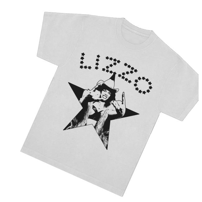 Lizzo Merch Store Houston Star T-Shirt 3 Lizzo Merch Store Houston Star T-Shirt