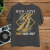 Bon Jovi Merch Store Slippery When Wet Tour 86-87 T-Shirt