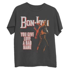 Bon Jovi Merch Store You Give Love A Bad Name 86 T-Shirt