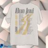 Bon Jovi Merch Store Slippery When Wet Tour Retro Bone T-Shirt