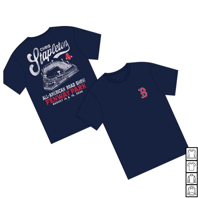 Chris Stapleton Store Merch Boston Stadium Series Tee 3 Chris Stapleton Store Merch Boston Stadium Series Tee