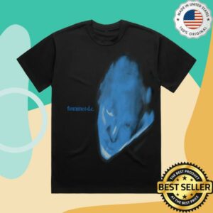Fontaines Dc Store Merch Dopamine Chamber Blue Cover Black T-Shirt