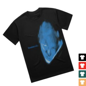 Fontaines Dc Store Merch Dopamine Chamber Blue Cover Black T-Shirt