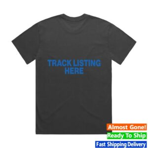 Fontaines Dc Store Merch Dopamine Chamber Tracklisting T-Shirt
