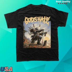 Closed Casket Activities Merch Store God’s Hate Won’t Be Disgraced Black T-Shirt