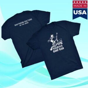 Port Merch Store Southern Culture On Skids Flying V Hillbilly Surf Club T – Navy