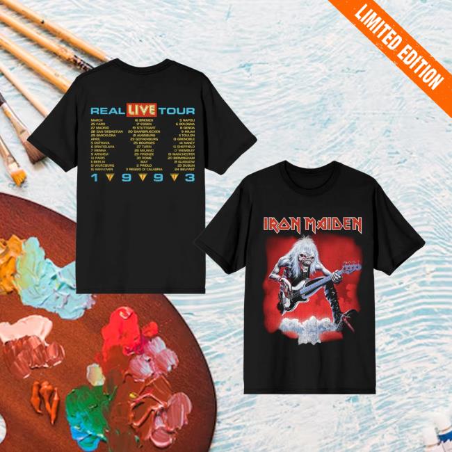 Iron Maiden Store Merch Im50 A Real Live Tour Tee 5 Iron Maiden Store Merch Im50 A Real Live Tour Tee