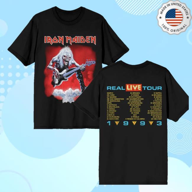 Iron Maiden Merch Store Im50 A Real Live Tour Tee 4 Iron Maiden Merch Store Im50 A Real Live Tour Tee