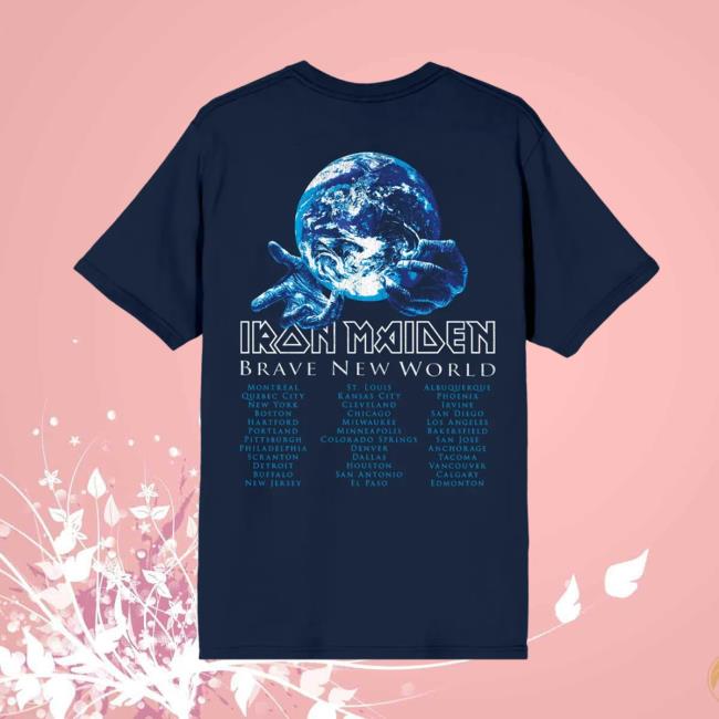 Iron Maiden Store Merch Im50 Brave New World Tour Tee 4 Iron Maiden Store Merch Im50 Brave New World Tour Tee