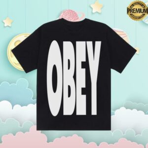 Obey Clothing Store Merch Extended Oversized T-Shirt Black