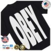Obey Clothing Store Merch Extended Oversized T-Shirt Black 2 Obey Clothing Store Merch Extended Oversized T-Shirt Black