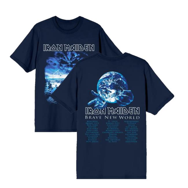 Iron Maiden Merch Store Im50 Brave New World Tour Tee 5 Iron Maiden Merch Store Im50 Brave New World Tour Tee