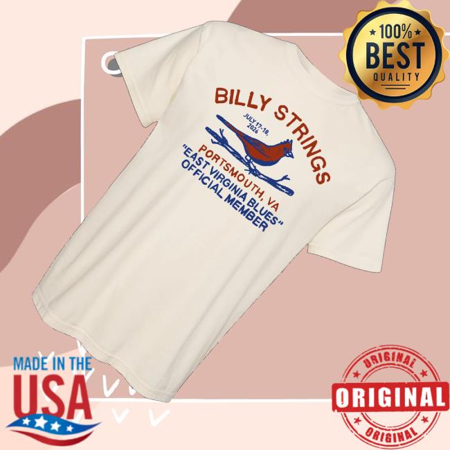 Billy Strings Store Merch Portsmouth Va Cardinal Tee 3 Billy Strings Store Merch Portsmouth Va Cardinal Tee