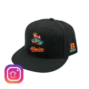 All Time Low Store Merch Atl X Chesapeake Baysox Black Snapback Hat
