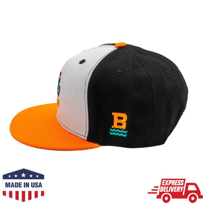 All Time Low Store Merch Atl X Chesapeake Baysox White Snapback Hat 5 All Time Low Store Merch Atl X Chesapeake Baysox White Snapback Hat