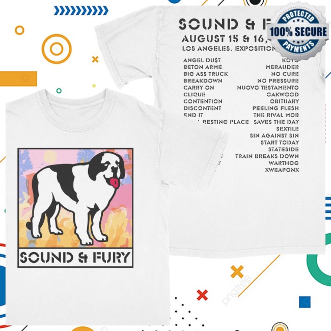 Sound And Fury Store Merch Sound And Fury 2026 Big Dog White Tee 3 Sound And Fury Store Merch Sound And Fury 2026 Big Dog White Tee