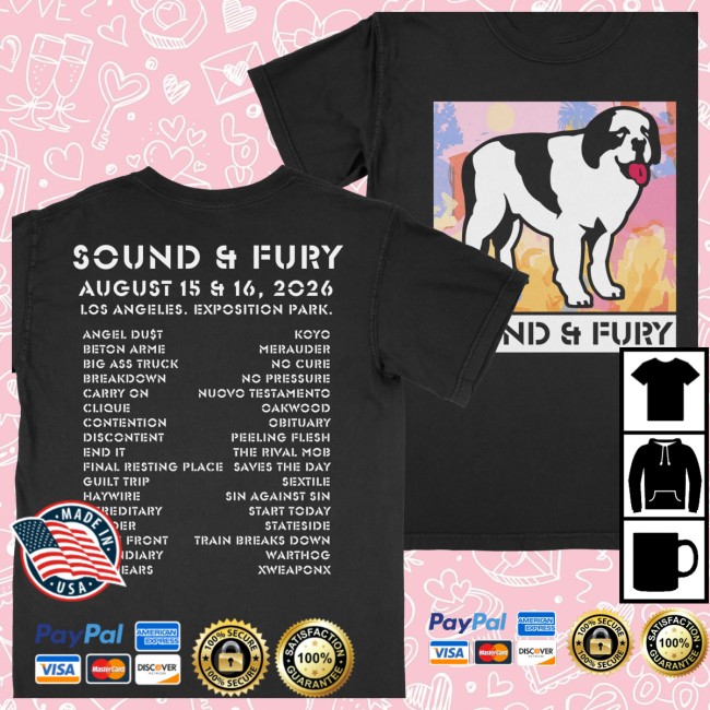 Sound And Fury Store Merch Sound And Fury 2026 Big Dog Black Tee 4 Sound And Fury Store Merch Sound And Fury 2026 Big Dog Black Tee