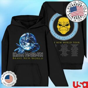 Iron Maiden Store Merch Shop Im50 Brave New World Tour Hoodie