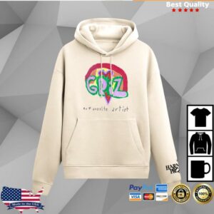 Griz Merch Shop Harmony Project X Colibri Cream Hoodie