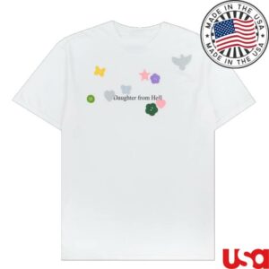 Gracie Abrams Merch Store Daughter From Hell Buttons Tee