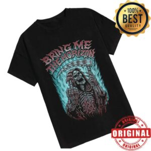 Impericon Store Merch Bring Me The Horizon Middle Finger Reaper – T-Shirt