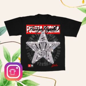 Fuerza Regida Shop Merch Rebel Black Tshirt