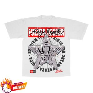 Fuerza Regida Shop Merch Rebel White Tshirt