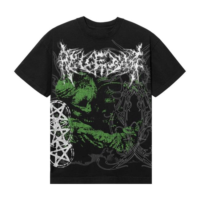 Revenge Store Merch Abandoned Tee Black Green 2 Revenge Store Merch Abandoned Tee Black Green